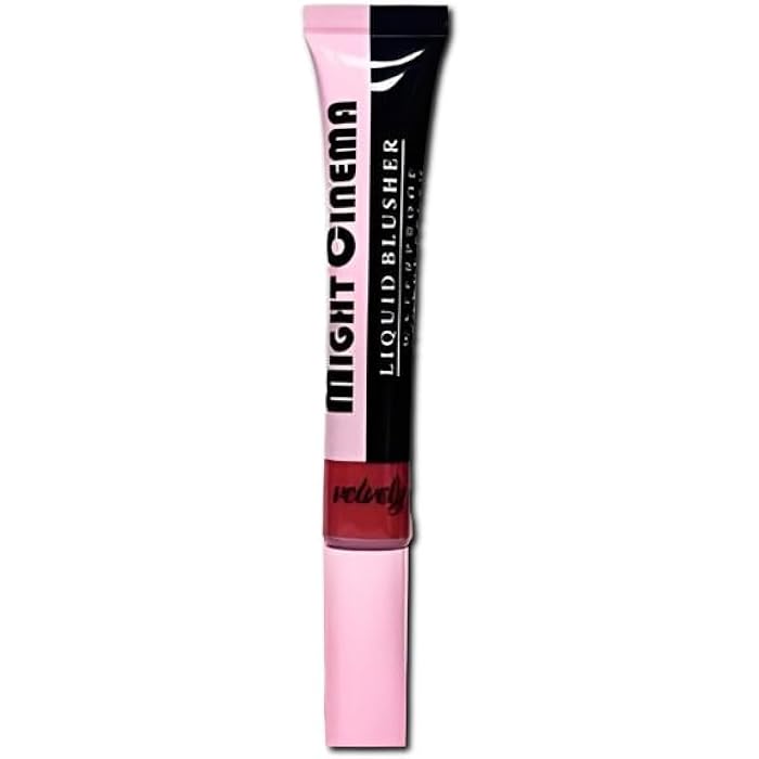 Might Cinema - Liquid Blusher, With Sponge Brush, Waterproof, Velvety, Model - 5083 (105) - Image 4